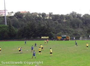 Montefiascone - La partita amichevole tra il Montefiascone e gli allievi della Viterbese