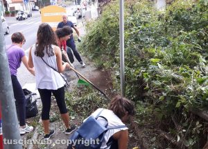 Viterbo 2020 - La pulizia di via Belluno
