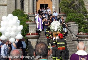 Montefiascone - I funerali di Andrea Cotemme