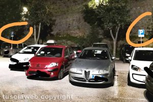 Viterbo - Il parcheggio sopra l'ex Reverse