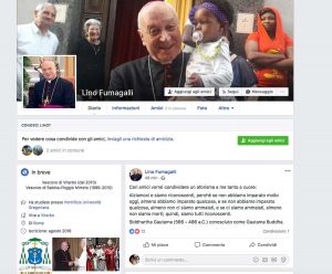 Il profilo falso su Facebook di Lino Fumagalli