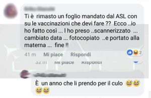 I messaggi della mamma no-vax