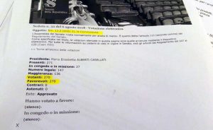 L'emendamento segnalato dal senatore Fusco