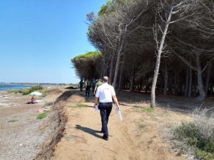 Tarquinia - Controllo alla pineta di san Giorgio