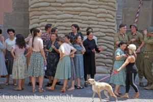 Viterbo - Le riprese del telefilm Catch-22