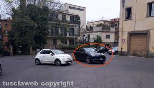 Viterbo - Parcheggio creativo al Paradiso