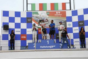 Gustavo Sandrucci al Mini challenge a Vallelunga