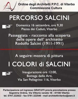 L'iniziativa su Salcini dell'Ordine degli architetti 