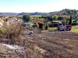 Incendio in località Pisciarello-Sipicciano