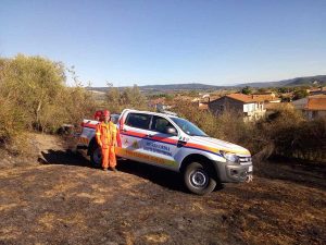 Incendio in località Pisciarello-Sipicciano