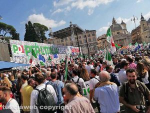 Roma - Dalla Tuscia in piazza per la manifestazione del Pd