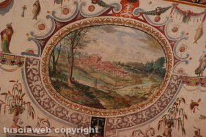 Bassano Romano negli affreschi della villa Giustiniani Odescalchi