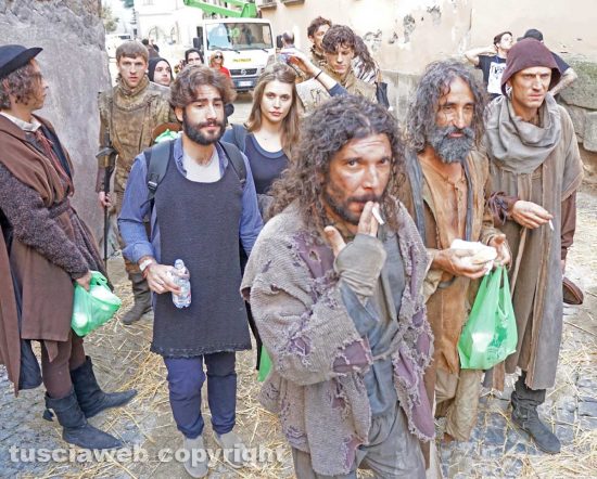 Viterbo - Le riprese del film Medici
