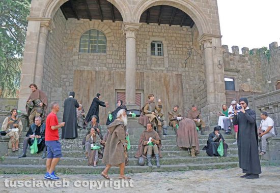 Viterbo - Le riprese del film Medici