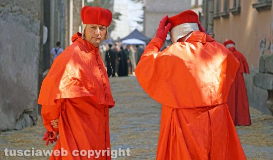 Viterbo - Le riprese del film Medici