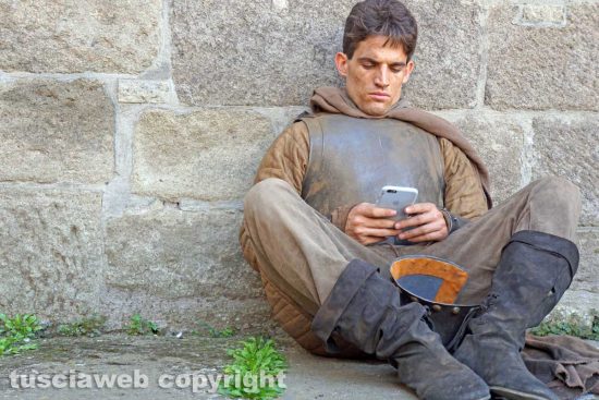 Viterbo - Le riprese del film Medici