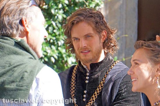 Viterbo - L'attore Daniel Sharman