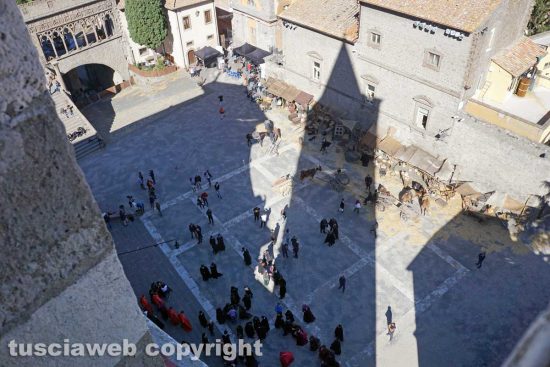 Viterbo - Le riprese dei Medici viste dall'alto
