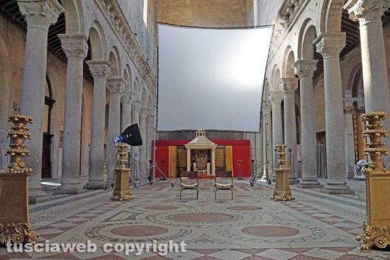Viterbo - Il pavimento del duomo