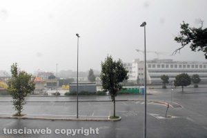 Maltempo - Bomba d'acqua su Viterbo
