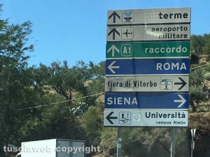 Viterbo - Le indicazioni stradali