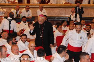 Santa Rosa 2018 - Giro delle sette chiese, i facchini all'Unione