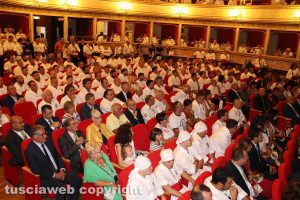 Santa Rosa 2018 - Giro delle sette chiese, i facchini all'Unione