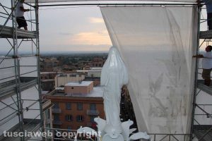Viterbo - Santa Rosa- Gloria al tramonto
