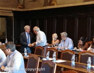 Viterbo - Comune - Giovanni Arena e Alvaro Ricci fanno pace
