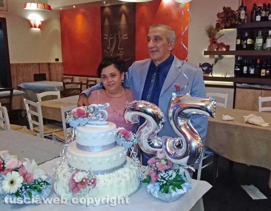 25 anni di matrimonio per Romolo e Angela Fiorentini 
