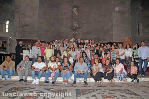Viterbo - Il vescovo Fumagalli assieme alla comunità copta in cattedrale