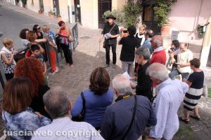 Ronciglione - La passeggiata/racconto realizzata da alcuni degli aspiranti “apprendisti” narratori 