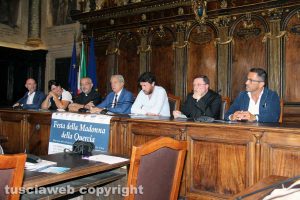 Viterbo - La presentazione della festa della madonna della Quercia