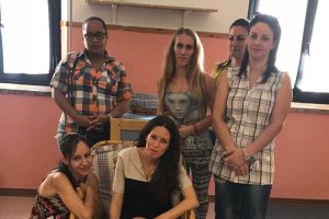 Viterbo - L'assessora Antonella Sberna all'asilo nido comunale I cuccioli