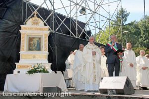 Viterbo - Patto d'amore con la madonna della Quercia - Il sindaco Giovanni Arena