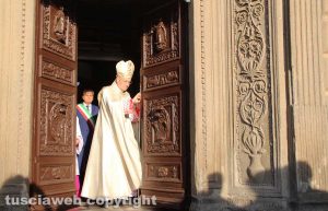 Viterbo - La chiusura della porta santa