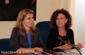 La professoressa Ines Delfino e la prorettrice Anna Maria Fausto