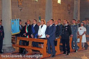 La messa in onore di san Matteo protettore della guardia di finanza