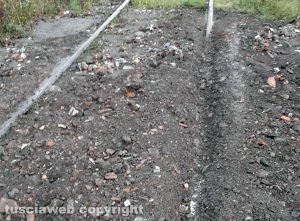 Montefiascone - Treno deraglia - I segni