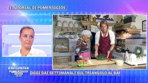 Alberto Mezzetti e nonna Pasqualina su Canale 5 - La rubrica di cucina a Pomeriggio cinque