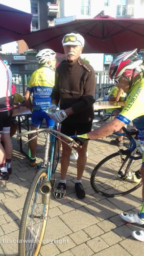 Viterbo - Il ciclista Nazzareno Valeriani
