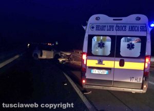 L'incidente sulla Superstrada di ieri sera
