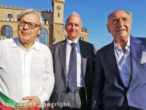 Vittorio Sgarbi, Marco Bussetti ed Emannuele Emanuele