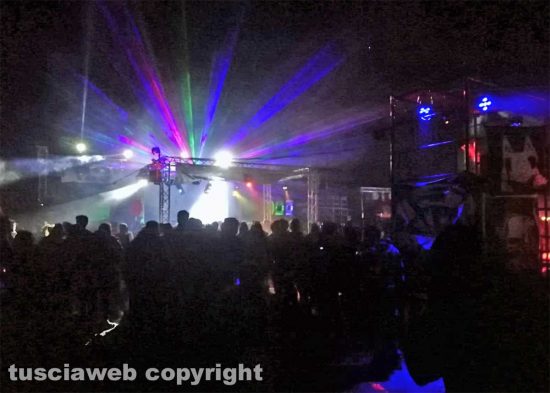Il rave party alla centrale di Montalto di Castro