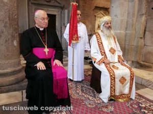 Messa copta nella cattedrale della città dei Papi