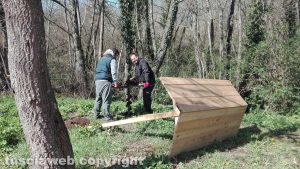 Soci Pettorosso al lavoro a Corviano 