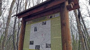 Tabella al monumento naturale di Corviano
