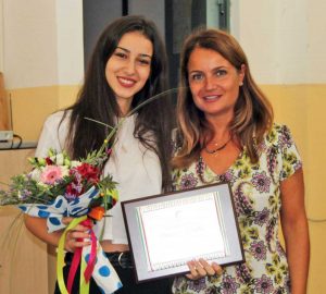 Chiara e la dirigente scolastica dell'IIs Cardarelli