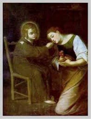 Il miracolo della gallina” di Gregorio Vasquez de Arce y Ceballos”