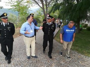 Fondi - Il generale Vadalà e il presidente di Fare verde Marco Belli